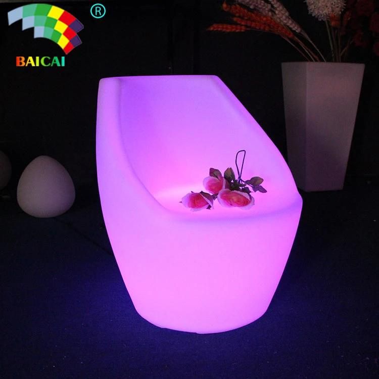 Fast Delivery Rechargeable PE New Design LED Bar Chair