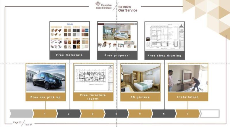 Modern Foshan Furniture Market Price Custom Made Hilton Hotel Bed Room Furniture