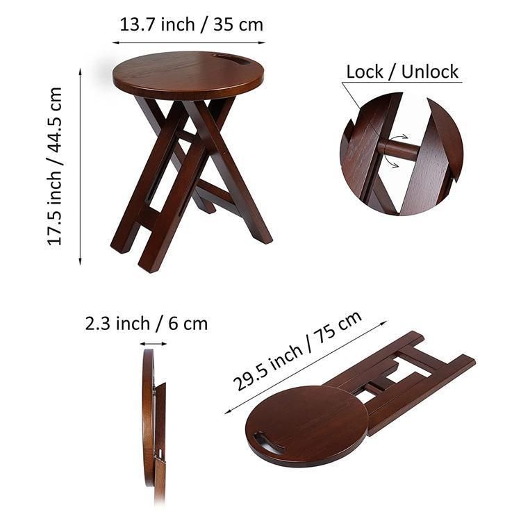 Market Hot Sale Foldable Taburete Wooden Furniture with Good Quality