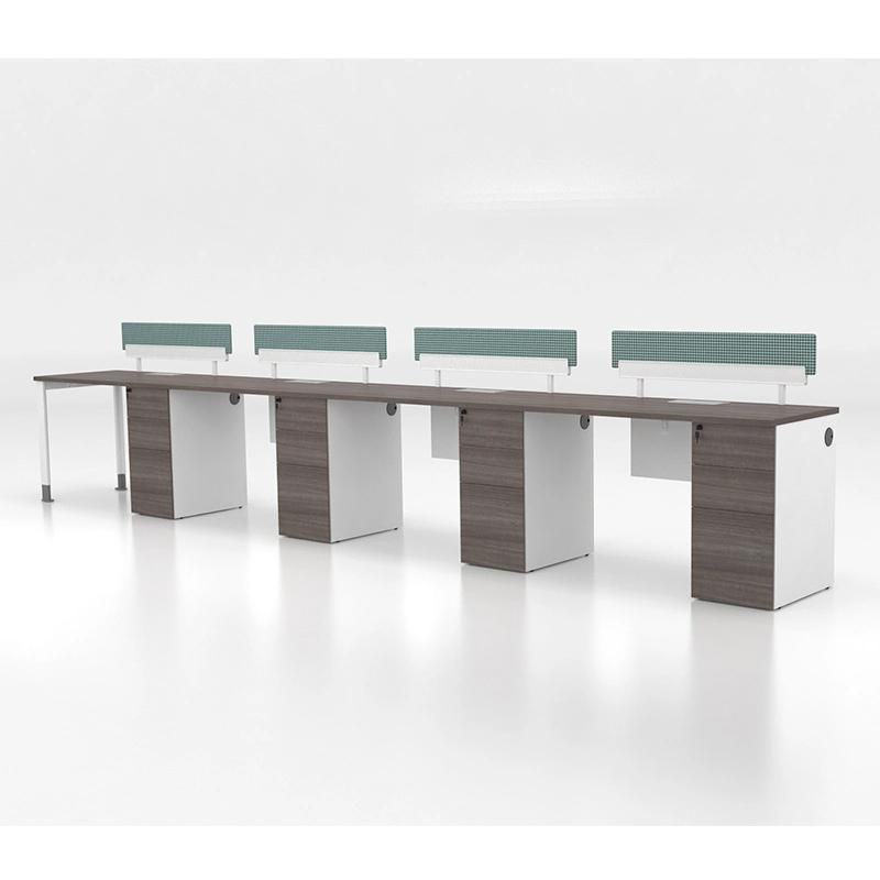 High Quality Furniture Four Seat Workststion Modern Computer Office Desk