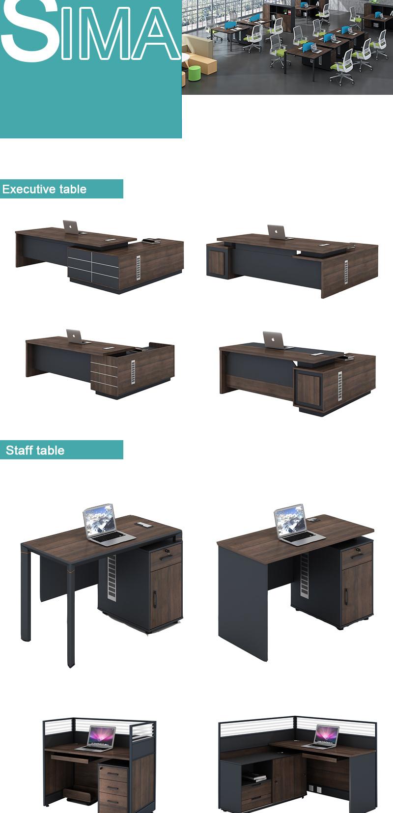 Wooden Staff Workstation Modular MDF Comfortable Modern Desk Table Executive Office Furniture