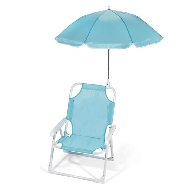 Modern Design Foldable Folding Beach Camping Chair with Sunshade Umbrella