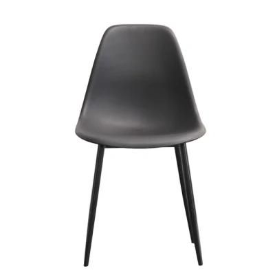 Modern Chairs Outdoor Chair PP Black Plastic Chair Home Dining Furniture Restaurant Dining Chair Living Room Chair