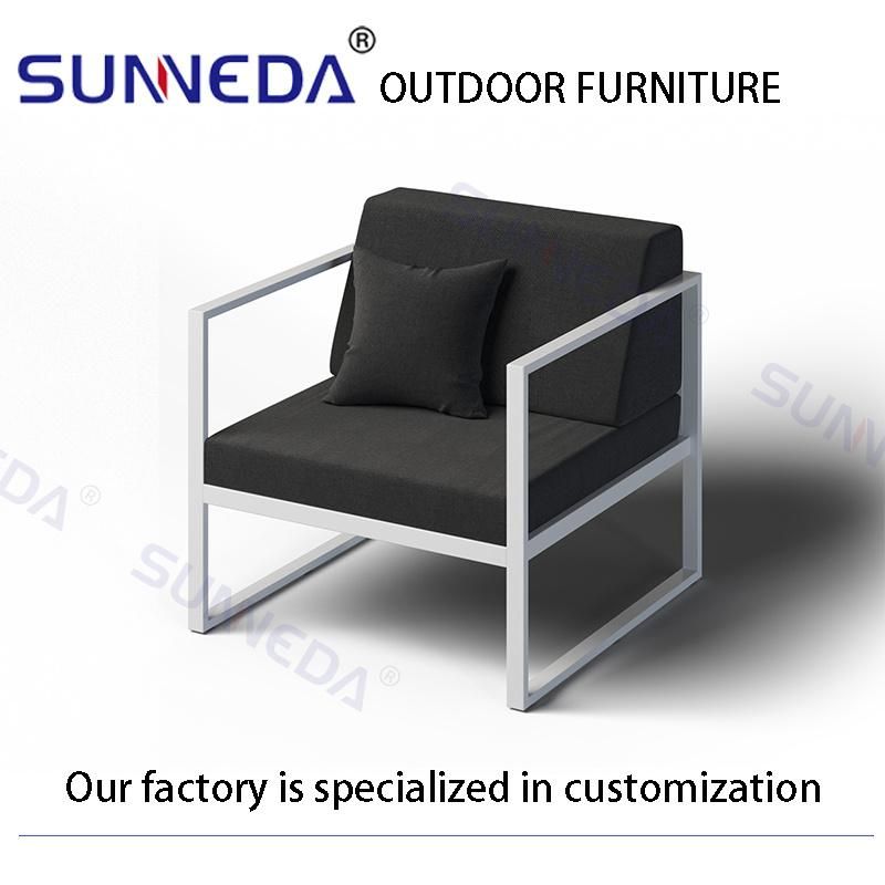 Sectional Outdoor Furniture Aluminum Leisure Sofa Furnitures Modern