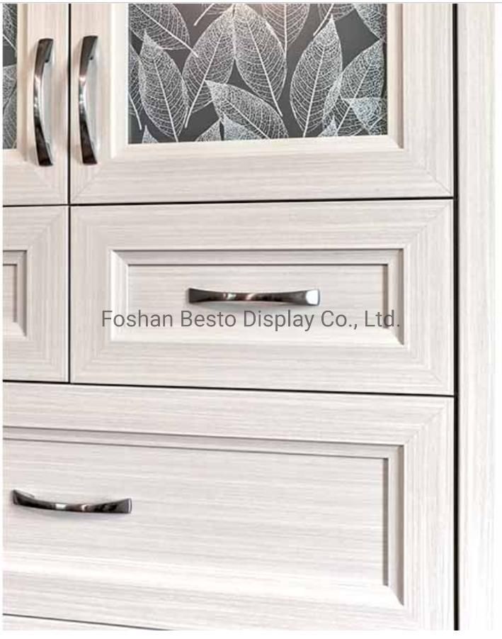 Bespoke Furniture Modern Custom Wardrobe Made of Plywood and Glass with Hardware Handles for Bedroom Popular in USA