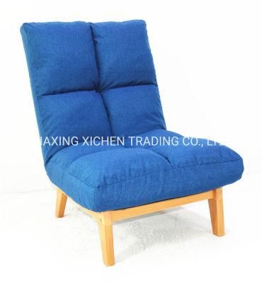 Blue Fabric Modern Furniture Japanese Floor Tatami Chair