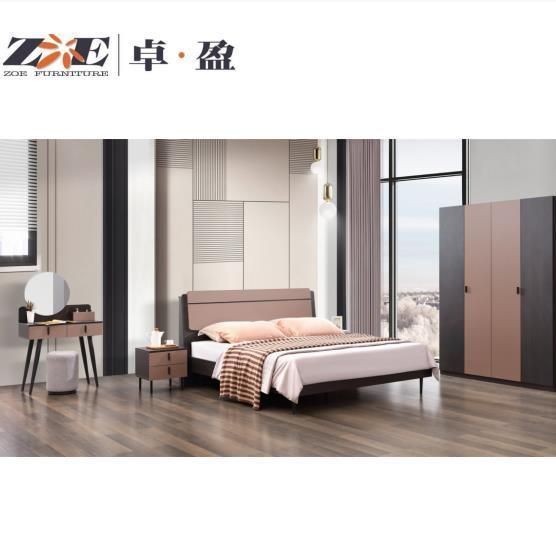 Zoe Furniture Chinese Furniture Modern Bed Furniture King Size Bed