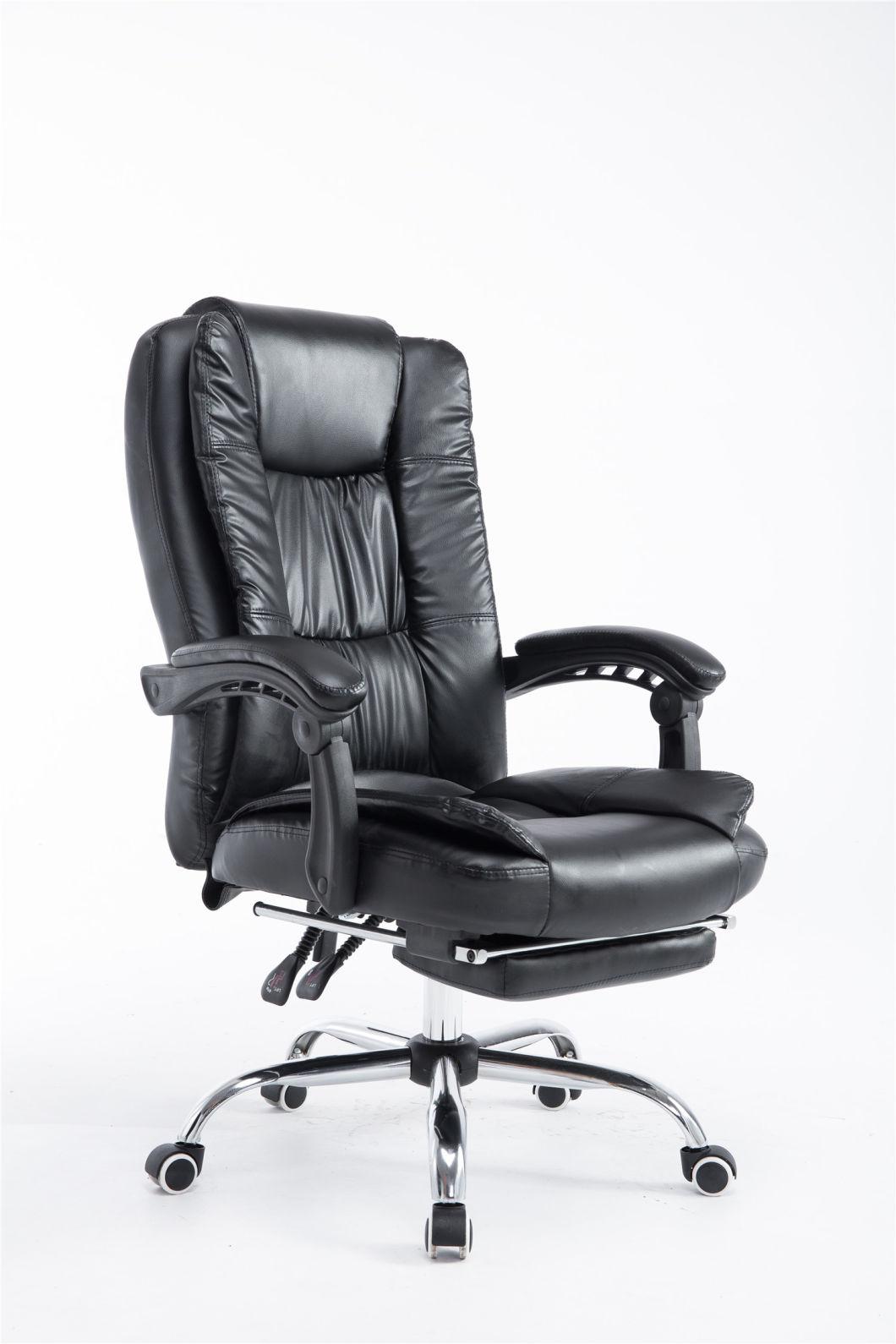 European American Market Popular PU Leather Office Chair High Back Swivel Executive for Office and Home Use Manager Innovative Design Furniture