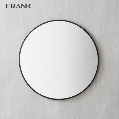 Black Frame Bathroom Mirror Wall Hang Glass