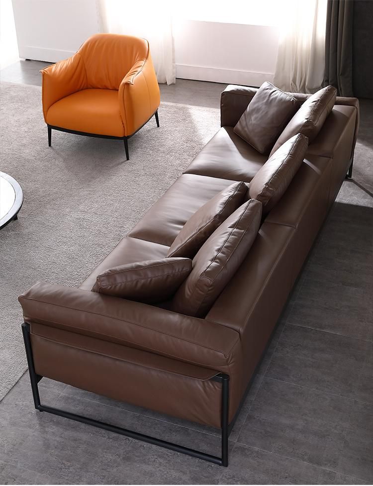 Modern Living Room Sofa Genuine Leather Sofa Modern Sofa GS9051