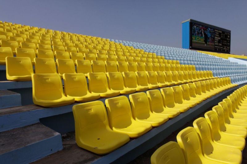 The Cheapest Price and The Best Quality SGS Approval HDPE Plastic UV Proof Stadium Seating Stadium Seat