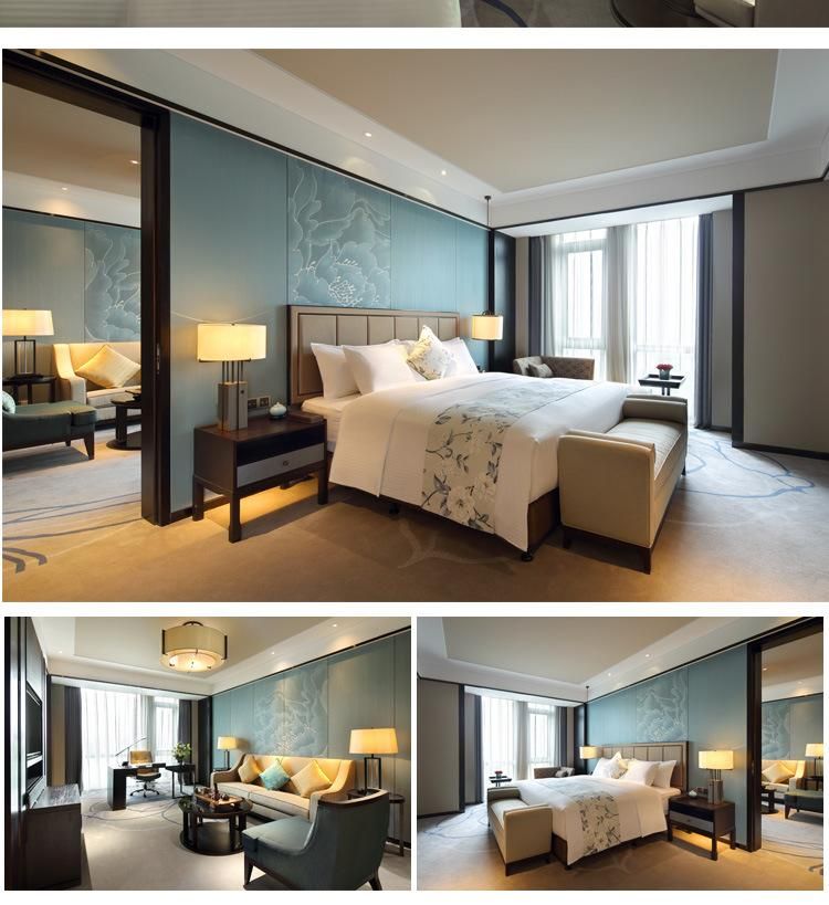 Chinese Supplier Five Star King Size Hotel Resort Apartment Villa Bedroom Full Set Suite Hot Sale Furniture