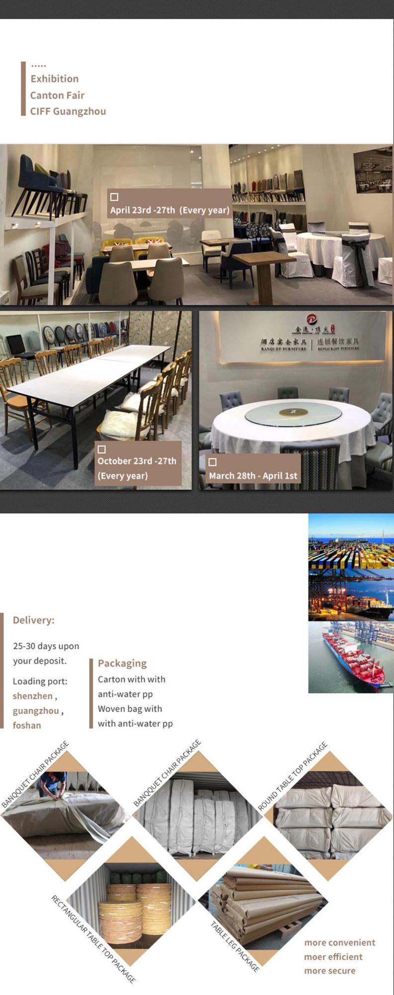 Hotel Dining Meeting Room Furniture Fabric Stacking Metal Frame Event Banquet Hotel Chairs