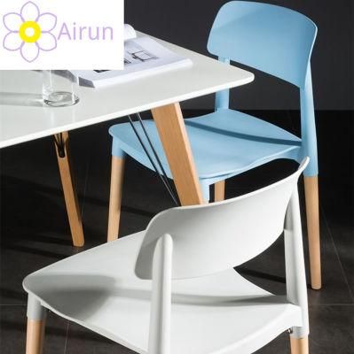 Hot Selling Modern Simple Fast Food Restaurant Hotel Drink Shop Dining Chair Wholesale Plastic Wood Chair