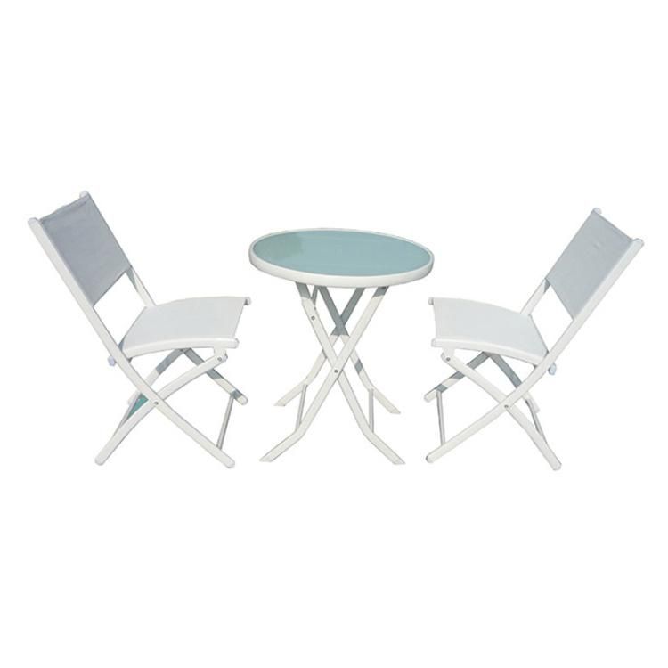 Modern Design Portable Folding Table and Chairs Set for Patio Garden Furniture Set