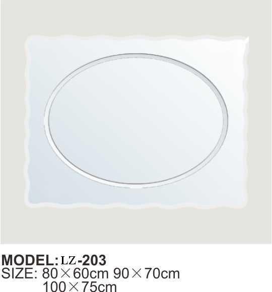 Popular Bathroom Makeup Rectangle Mirror (LZ-113)