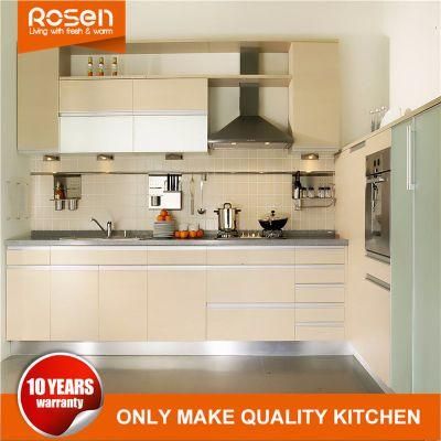 Modern Minimalist Style L-Shaped Practical Melamine Kitchen Cabinet