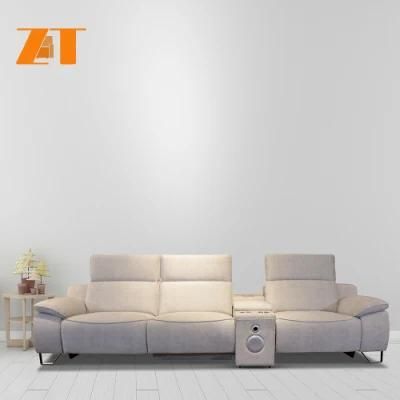 Living Room Sofa with Stereo Multi-Function Fabric Home Recliner Sofa