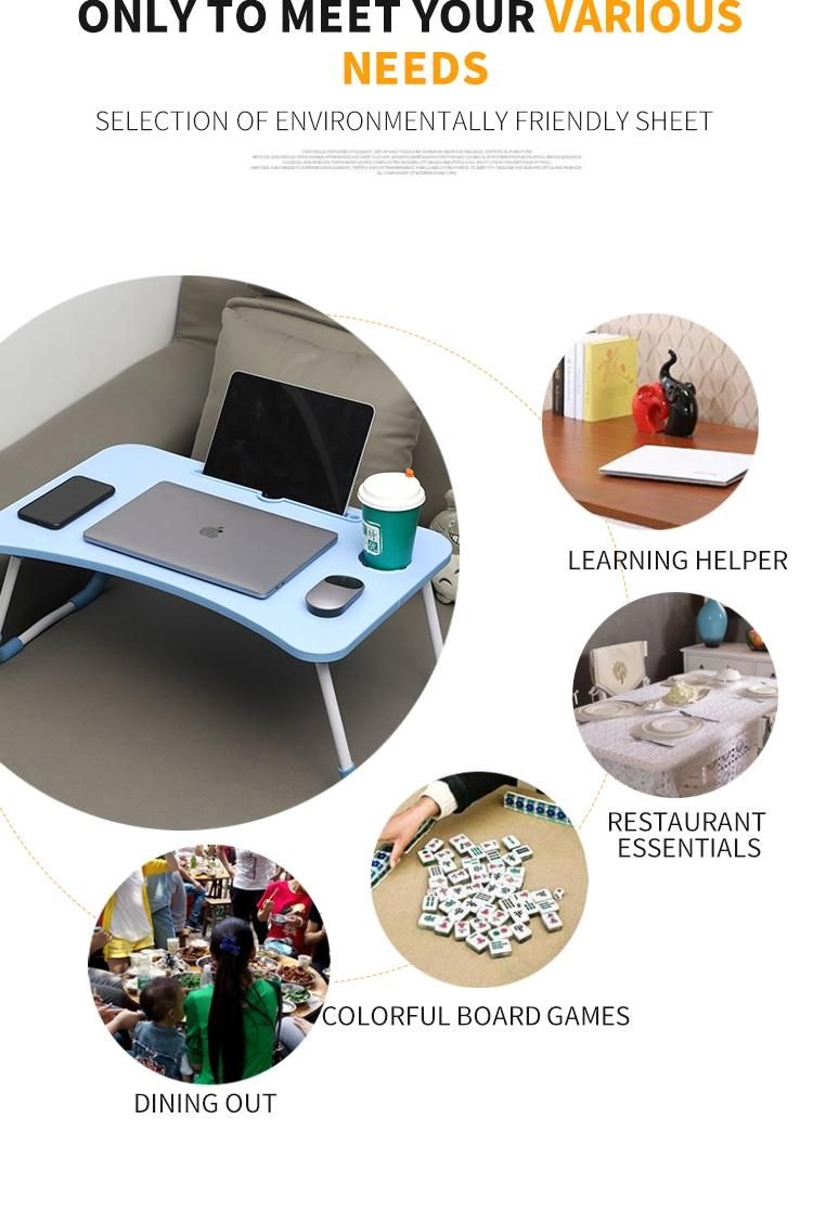 Home Furniture Multifunctional Plastic Injection Portable Laptop Table