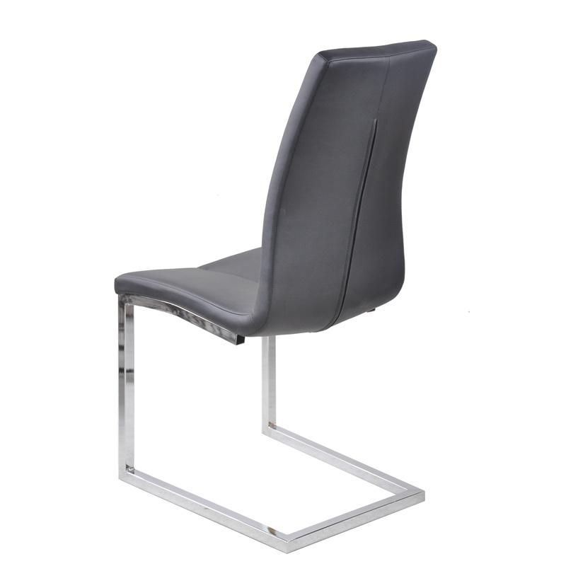 Modern Design Dining Room Armless Cheap PU Faux Leather Dining Chair