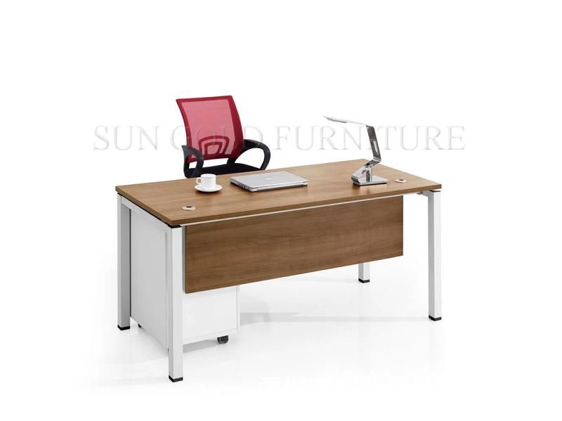 High Tech Modern Director Office Desk Veneer Office Desk (SZ-ODT702)