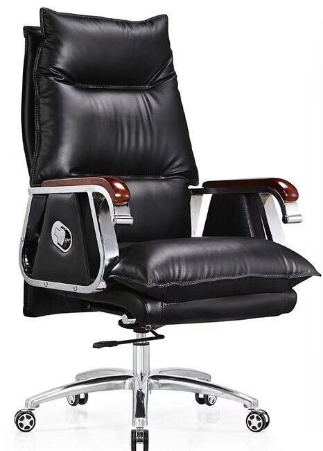 (SZ-OC145R) Hot Sale Modern Office Furniture Brown Cow Leather Manager Chair