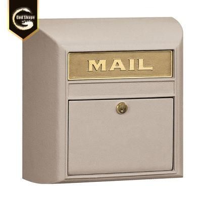 GS Factory Cast Stainless Steel Wall Mounted Waterproof Mail Boxes with Safe Lock-0418e