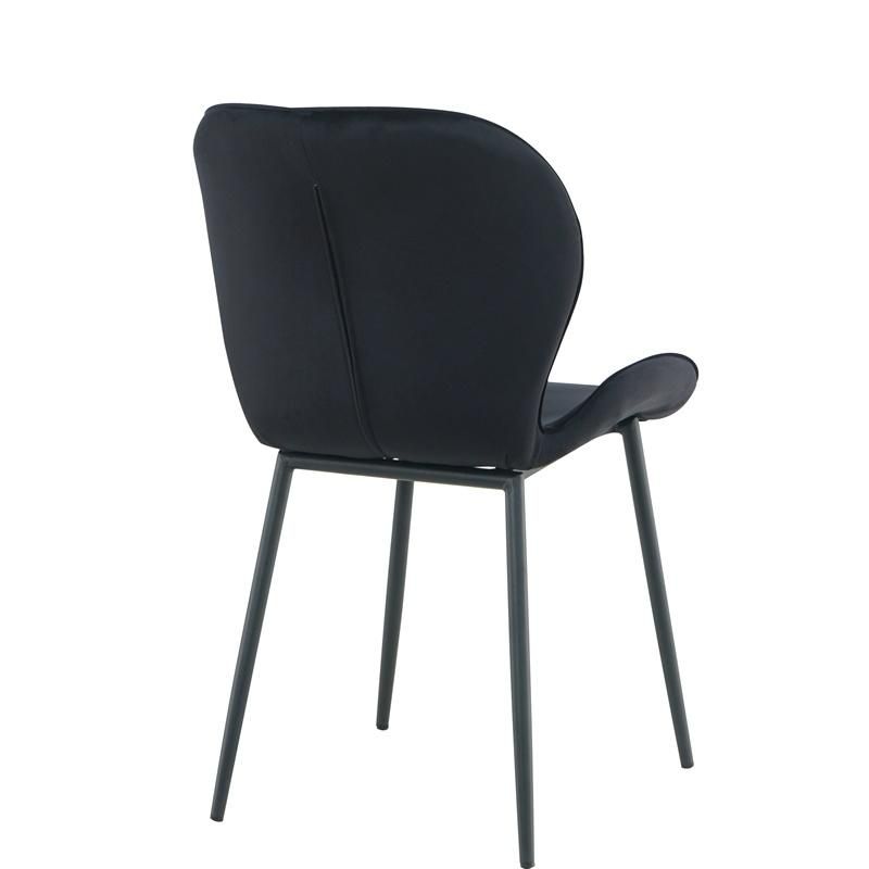 Hotel Furniture Nordic Modern Metal Legs Dinner Velvet Kitchen Dining Chairs