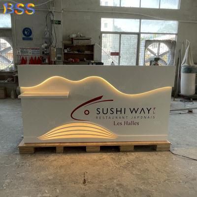 Sushi Bar Custom Sushi Counter Service White Sushi Bar Counter