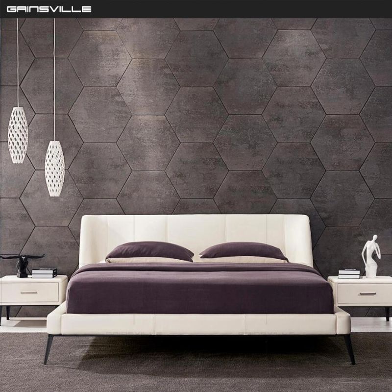 Hot Sale New fashion Italy Leather Bed Sofa Bed King Bed Modern Upholstered Bed Home Furniture Modern Bedroom Furniture