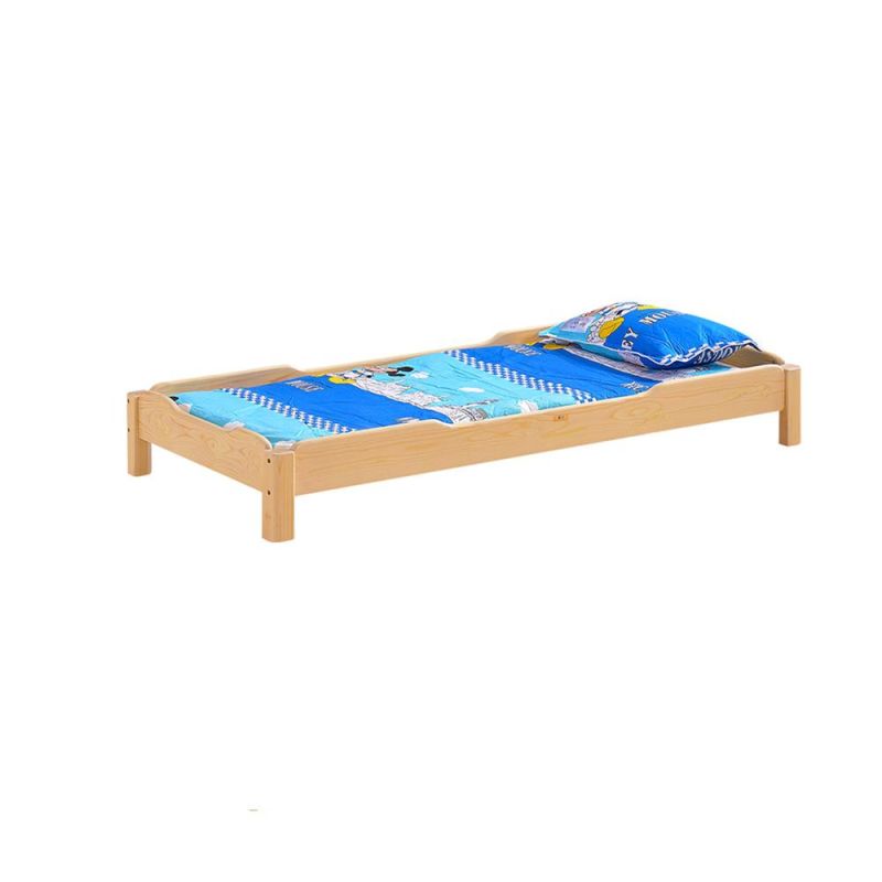 Kids Stack-Able Bed, Kindergarten Bedroom School Furniture Wooden Bed, Daycare Bed, Modern Kindergarten Classroom Bed, Nursery Baby Cot Bed, Children Bed