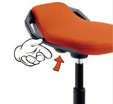 Rotatable Ergonomic Height Adjustable Wobble Stool