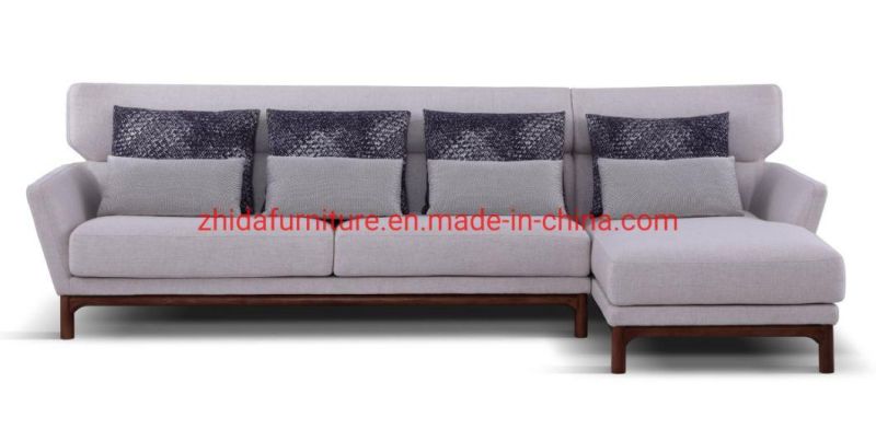 Hotel Furniture Wing Back L Shape Living Room Sofa