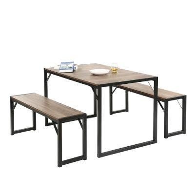 General Use Industrial Dining Table Conference Table Cafe Table and Chairs