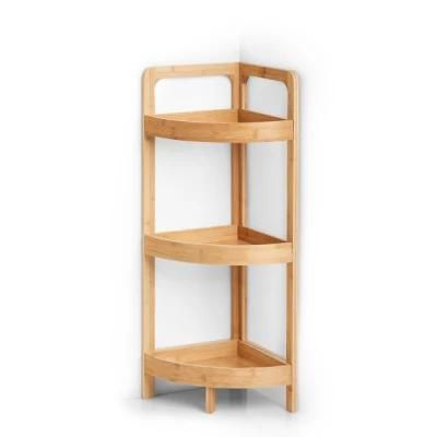 Corner Shelf Stand 3 Tier - Corner Stand for Corner Display and Storage in Bathroom, Living Room, Bedroom