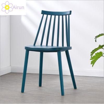 Free Sample Cheap Wholesale Black Windsor Chair Modern Plastic Dining Chair