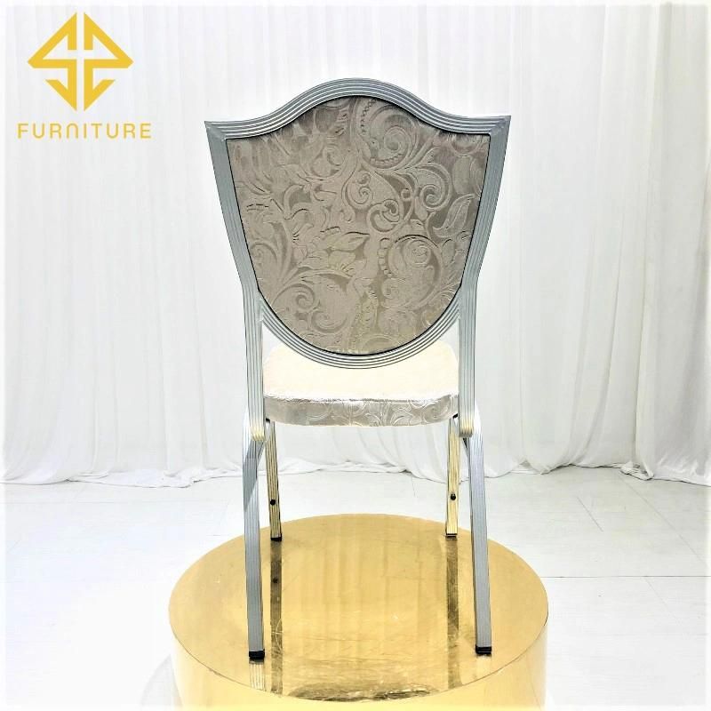 2021 Top Sale Iron Chair Modern Hotel Furniture Cheap Used Stacking Banquet Chair