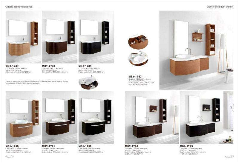 2022 New Design Wholesale MDF Bathroom Vanity Cabinet