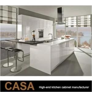 Hotel Apartments Home Custom White Modern Wardrobe Italian Lacquer Kitchen Furniture