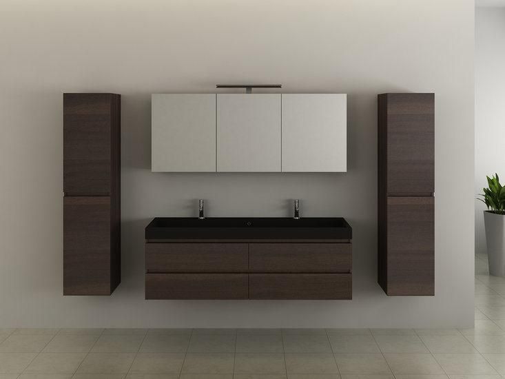 Simple and Luxury Wall Mounted Cabinet Bathroom Vanity with Cheap Price