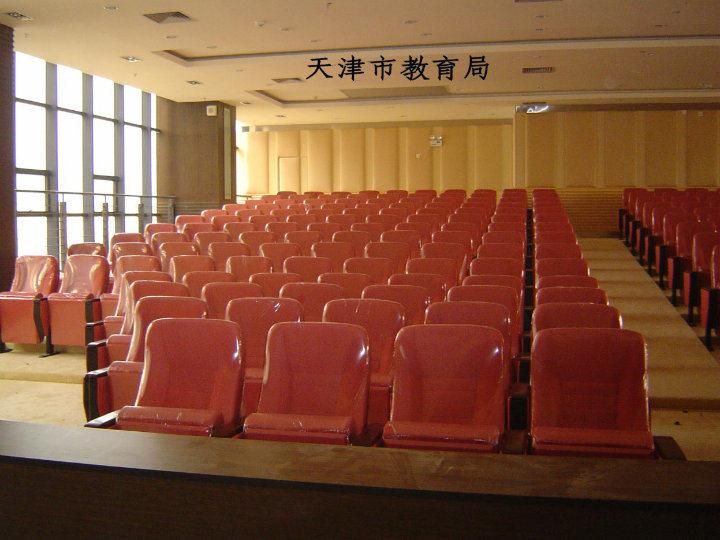 Hongji Auditorium with High Quality Fabric Cover Steel Lecture Hall Church Chair