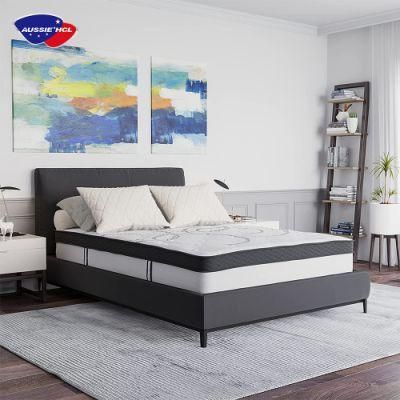 Cooling Memory Gel Foam Sleep Well Luxury King Queen Mattresses in a Box Pocket Spring Mattress