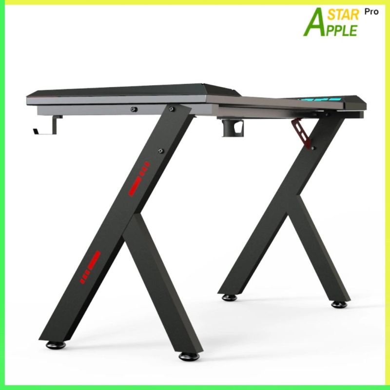 Outdoor Folding Executive Dressing Computer Parts Manicure China Wholesale Market Steel Glass Study Game Modern Conference Reception Gaming Laptop Office Table