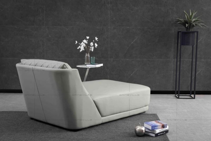 Foshan Gainsville Furniture Italy Modern Home Leisure Leather Sofa Furniture