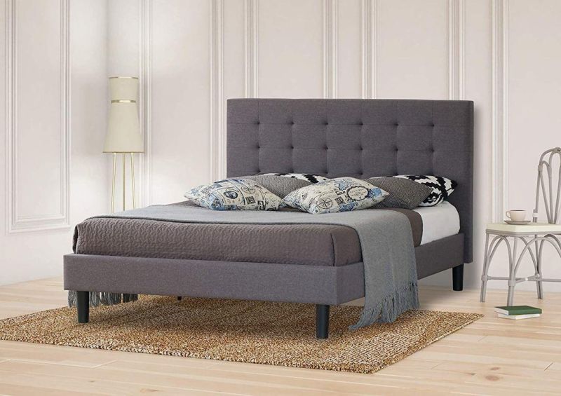 Nova Bedroom Furniture Modern Fabric Upholstered Beds Home and Hotel Bed