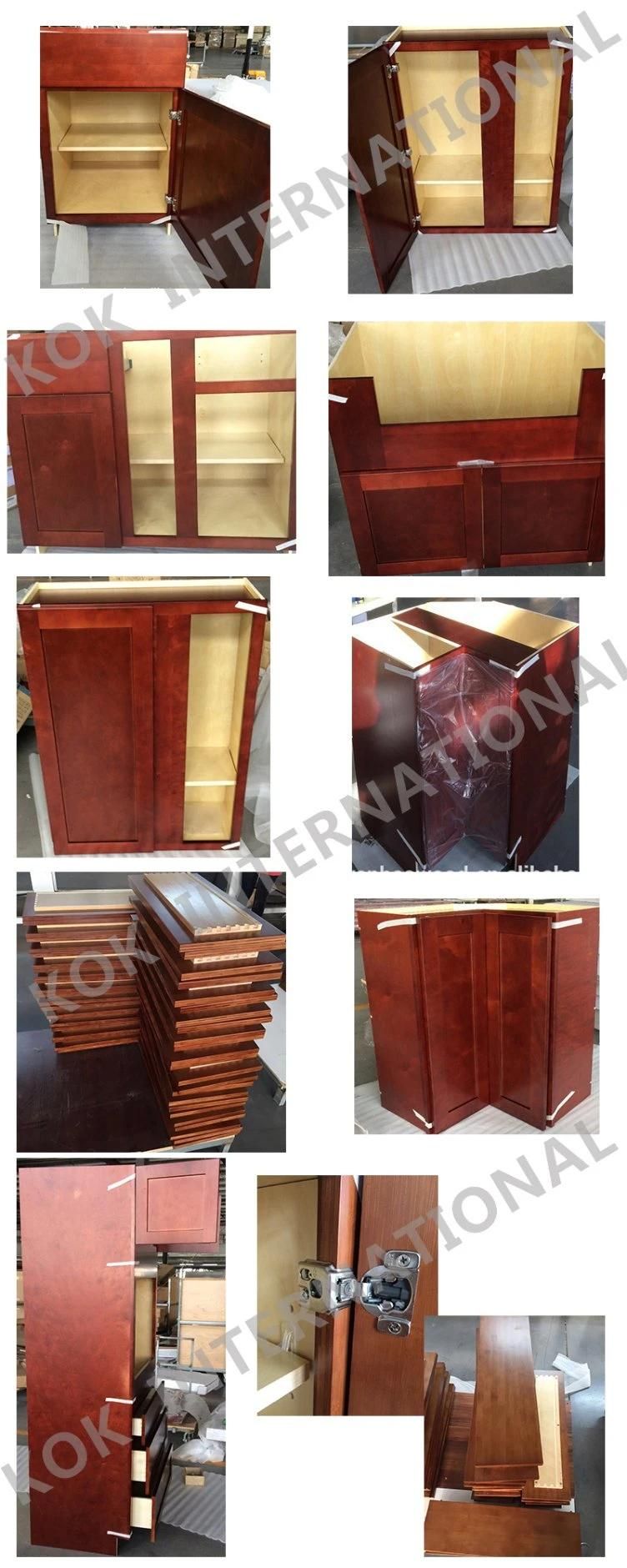 American Style Kitchen Cabinet Bamboo Shaker B15