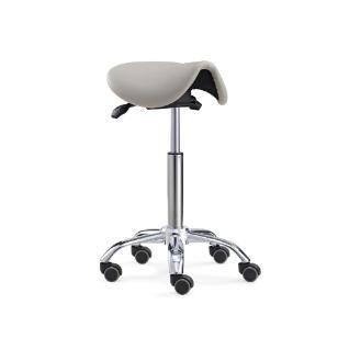 Simple Mechanism Saddle Chair Ergonomic Salon Saddle Stool