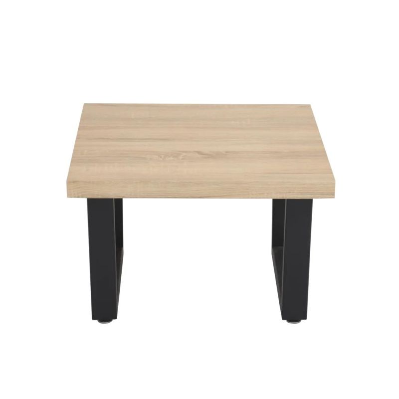 Light Small Size Laminated Home Modern Wooden MDF Maple Maple Special Center Table