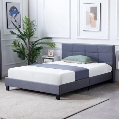 Upholstered Antique Bed Modern American Upholsteres Linen Bed