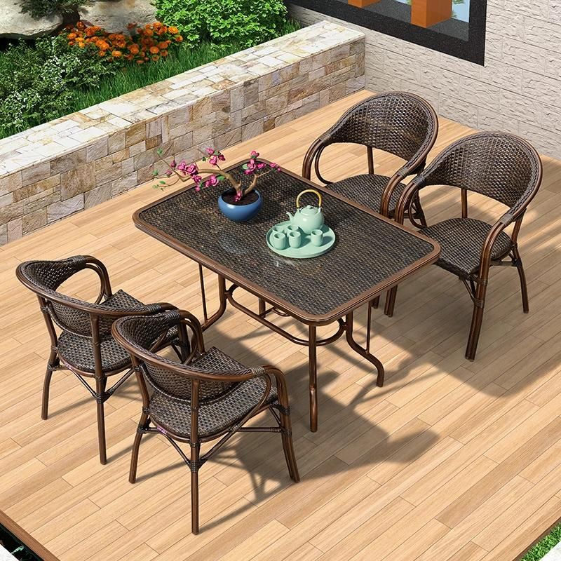 Hot Sell Cheap Rope Chair China Factory Modern Patio Garden Chair Aluminium Wholesale Outdoor Chair